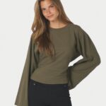Paska Boxy LS Tee Asha - Army