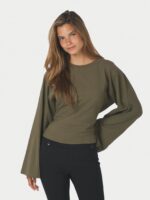Paska Boxy LS Tee Asha - Army