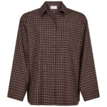 Anella Check Shirt - Plum/Chocolate