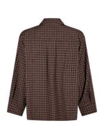Anella Check Shirt - Plum/Chocolate - Afbeelding 2