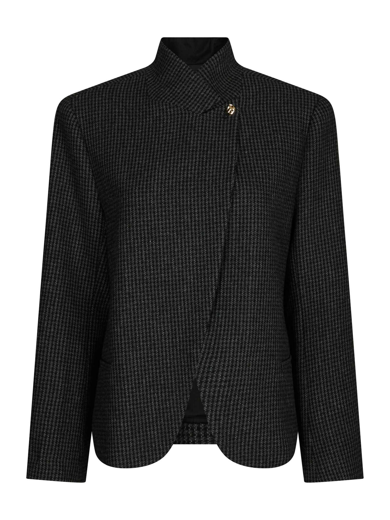 170226_104_0 Paria Check Blazer - Dark Grey - Afbeelding 1