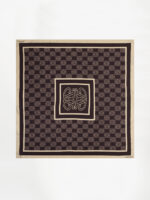 Monogram Printed Scarf - Dark Plum - Afbeelding 3