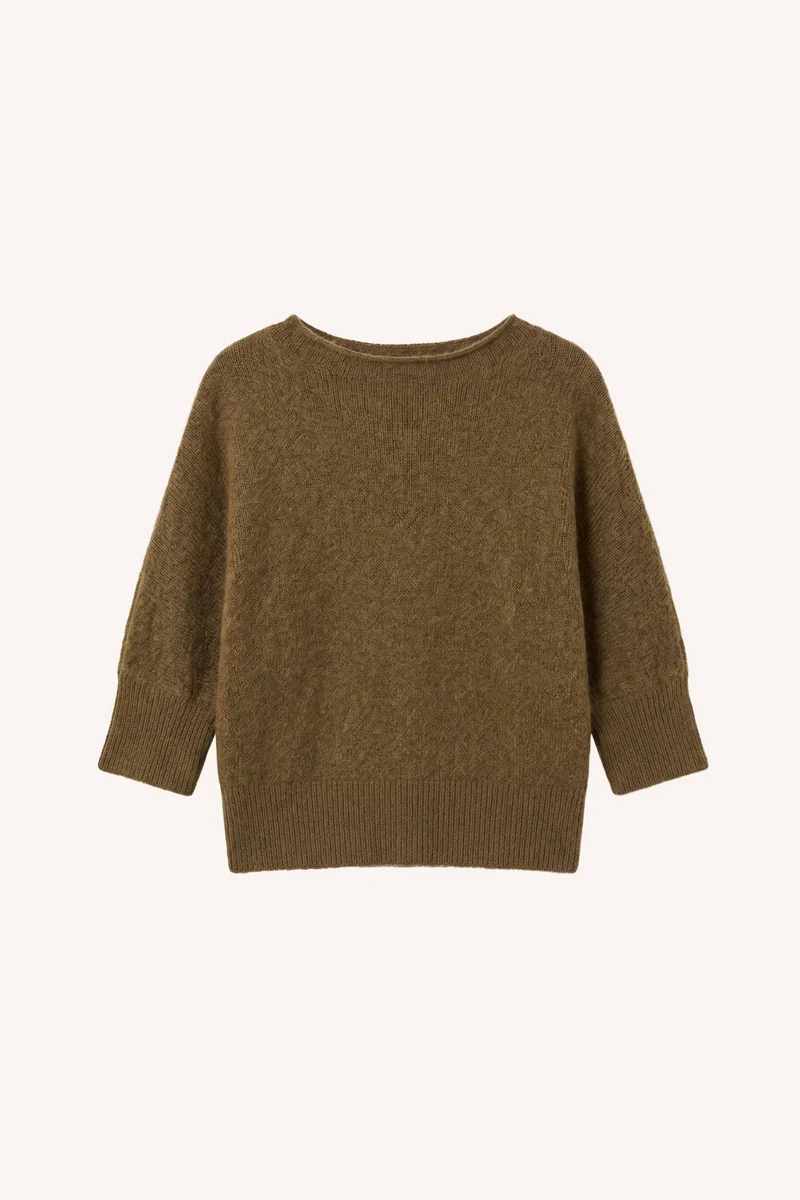 26415021_1412_8 Kyoto Pullover - Golden Olive - Afbeelding 1