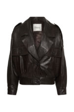 JackieMW Leather Jacket - Delicioso / Brown
