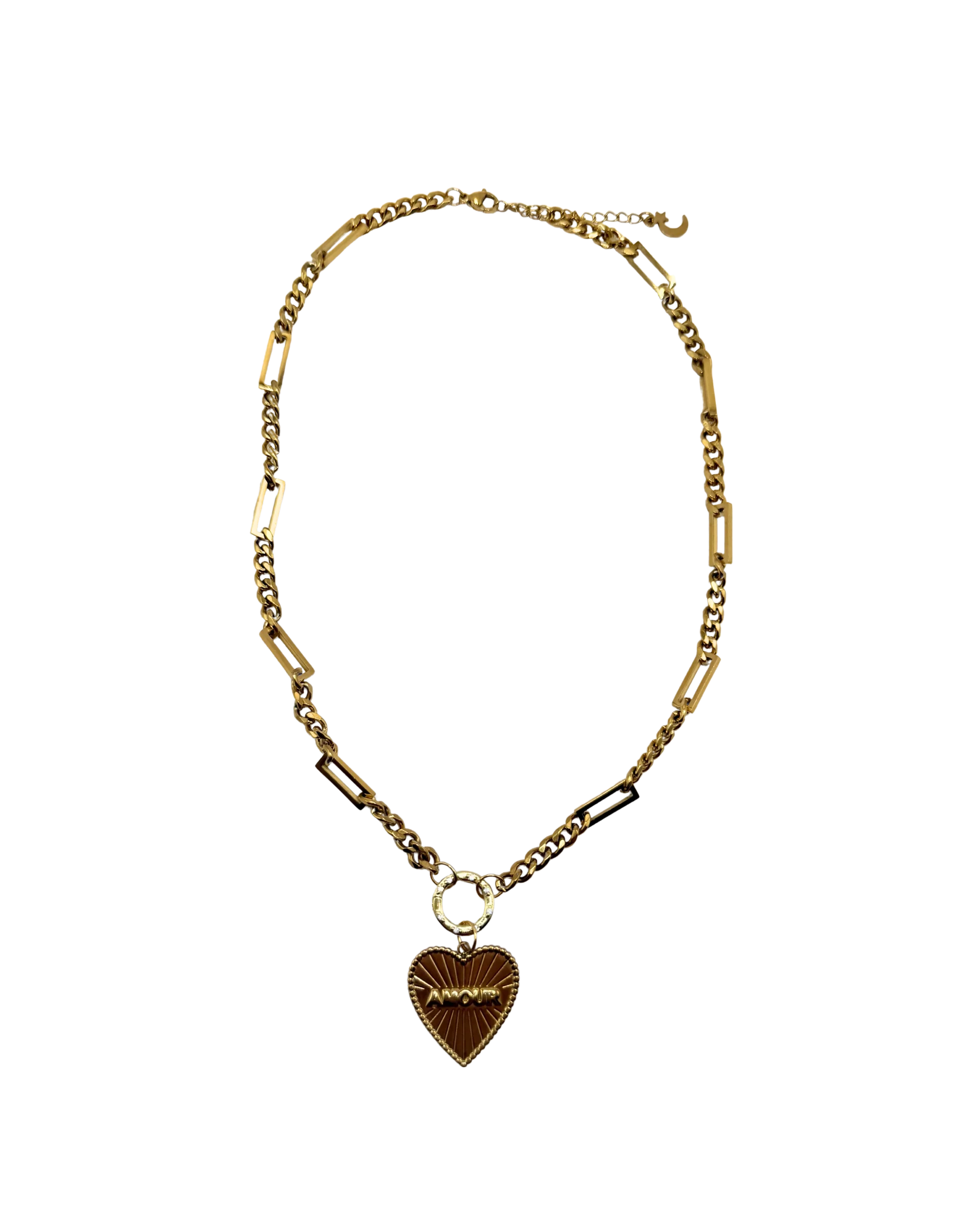 42_823f8fb8-29c7-4a14-8799-18806923ec0a (1) 2theMoon'nBack - Amour Chain - Gold - Afbeelding 1