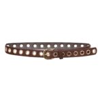 SennaCC Eyelet Belt - Dark Brown - One Size