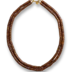 Bonnie Studio's - Moos Double Necklace - Brown