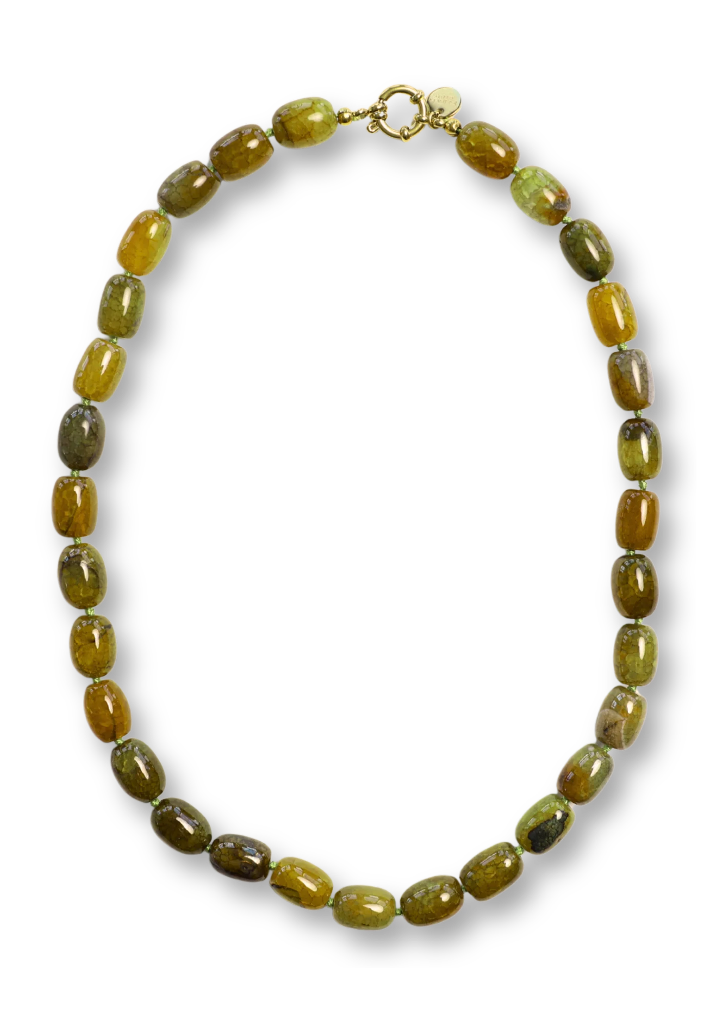 AW26-Packshots_96 Bonnie Studio's - Bobby Forest Necklace - Green - Afbeelding 1
