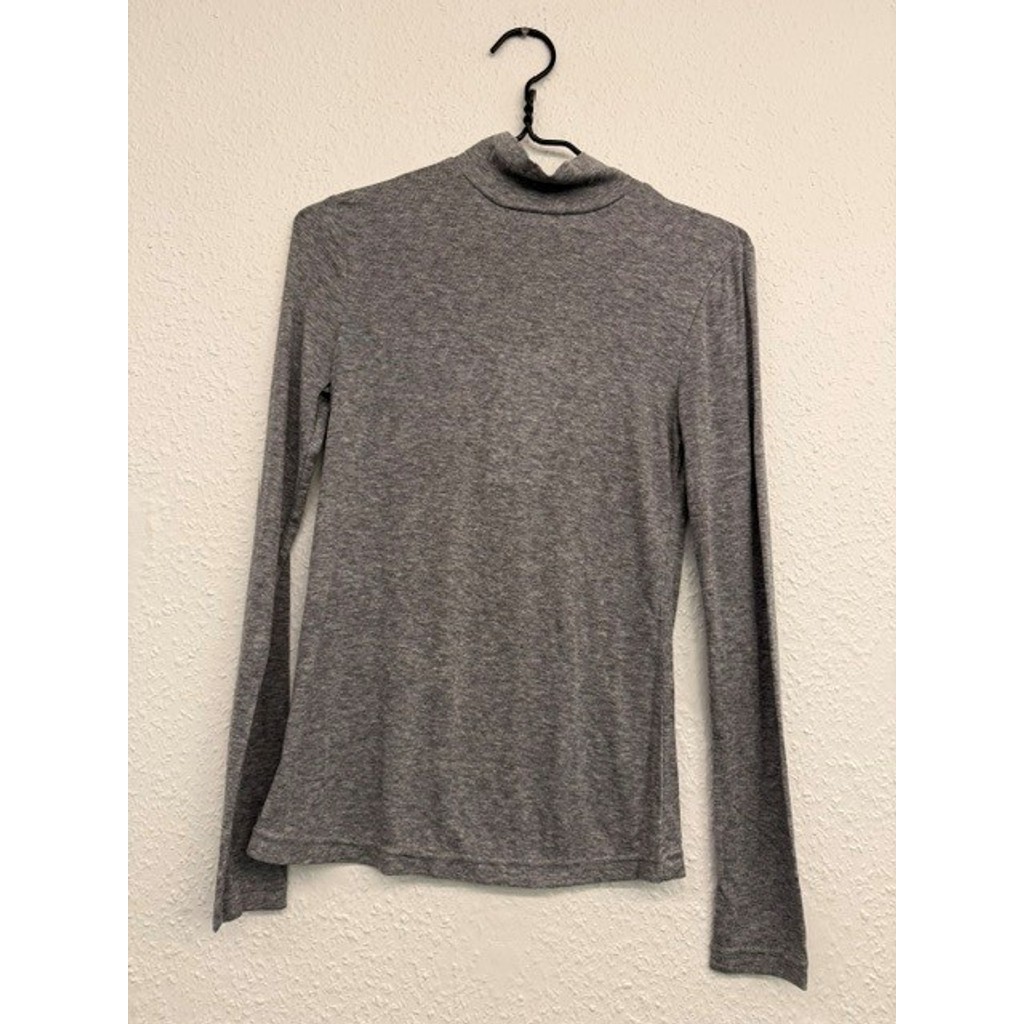 HL10851_GreyMel Lux Turtle LS Tee - Grey Melange - Afbeelding 1