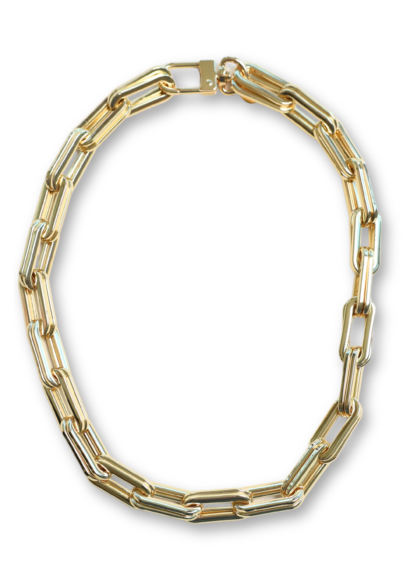 SS26_-_Packshots_33 Bonnie Studios - Chunky Chain Necklace - Gold - Afbeelding 1