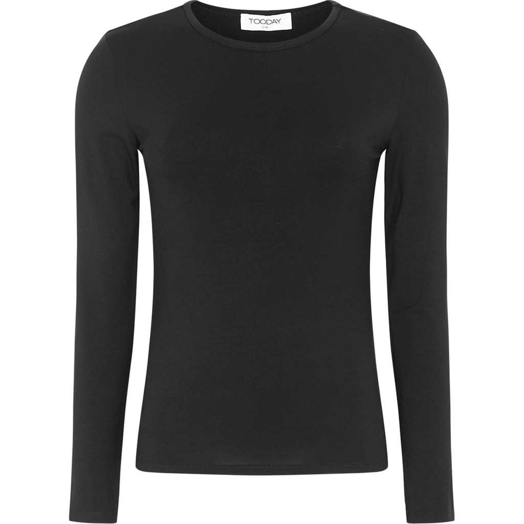 TD126-140_001_4 TDPenelope LS T-Shirt - Black - Afbeelding 1