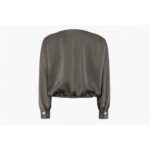 TDAya LS V-Neck Top - Stone Brown - Afbeelding 2