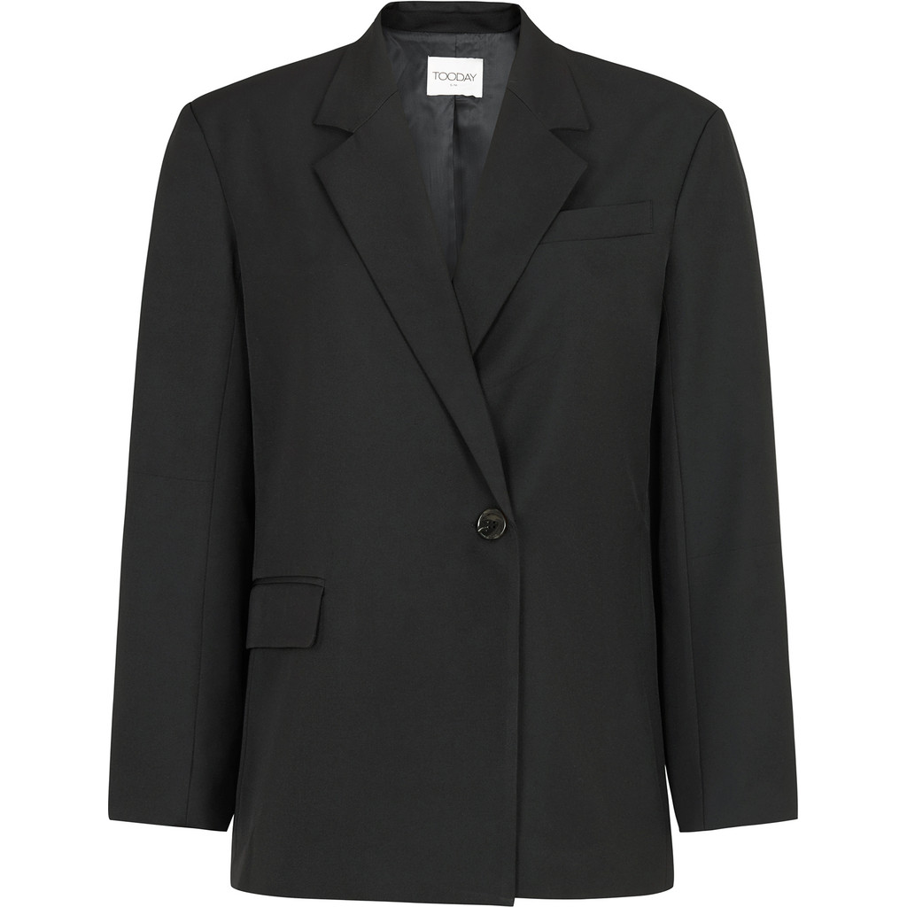 TD326-130_001_4 TDDevin LS Blazer - Black - Afbeelding 1
