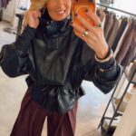 Ryder Faux Leather jacket - Black