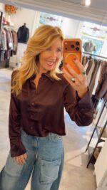 Estelle Shirt - Chocolate Plum
