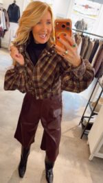 Rebel Faux Leather - Bordeaux - Afbeelding 2