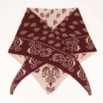 Hollis Paisley Scarf - Bordeaux
