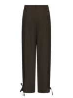 Isotta Structure Tie Pants - Dark Brown - Afbeelding 2