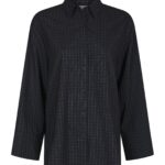 Dita Check Shirt - Dark Blue