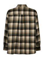 Dalma Flannel Check Shirt - Army - Afbeelding 2