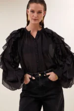 Miyu Blouse - Black - Afbeelding 2