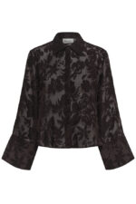 Enya Boxy Shirt - Black