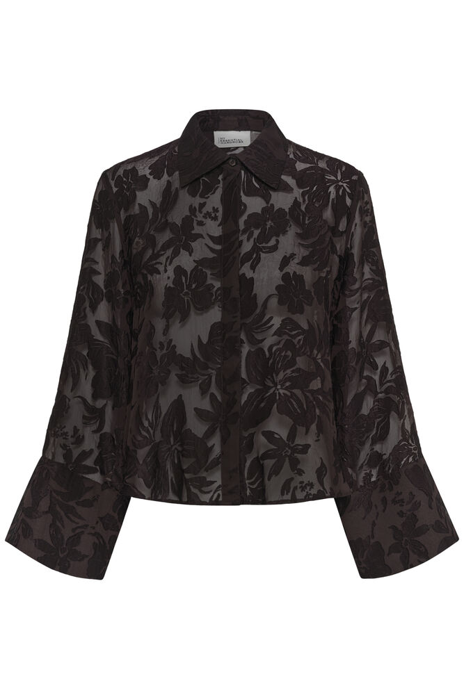 3915_636ace77-cb53-4aff-a4d1-f7e1b7e6f97e Enya Boxy Shirt - Black - Afbeelding 1