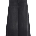 Dicte Wide Jeans - Black Retro Wash