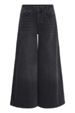 Dicte Wide Jeans - Black Retro Wash