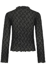 Etta Turtleneck Blouse - Black - Afbeelding 2
