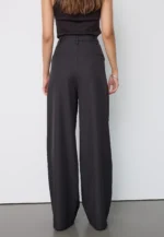 LunaCC Pleat Pants - Black - Afbeelding 2