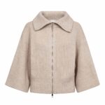 RowCC Zip SS Knit - Bone