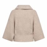 RowCC Zip SS Knit - Bone - Afbeelding 2