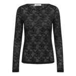 BirtaCC O-Neck Blouse - Black