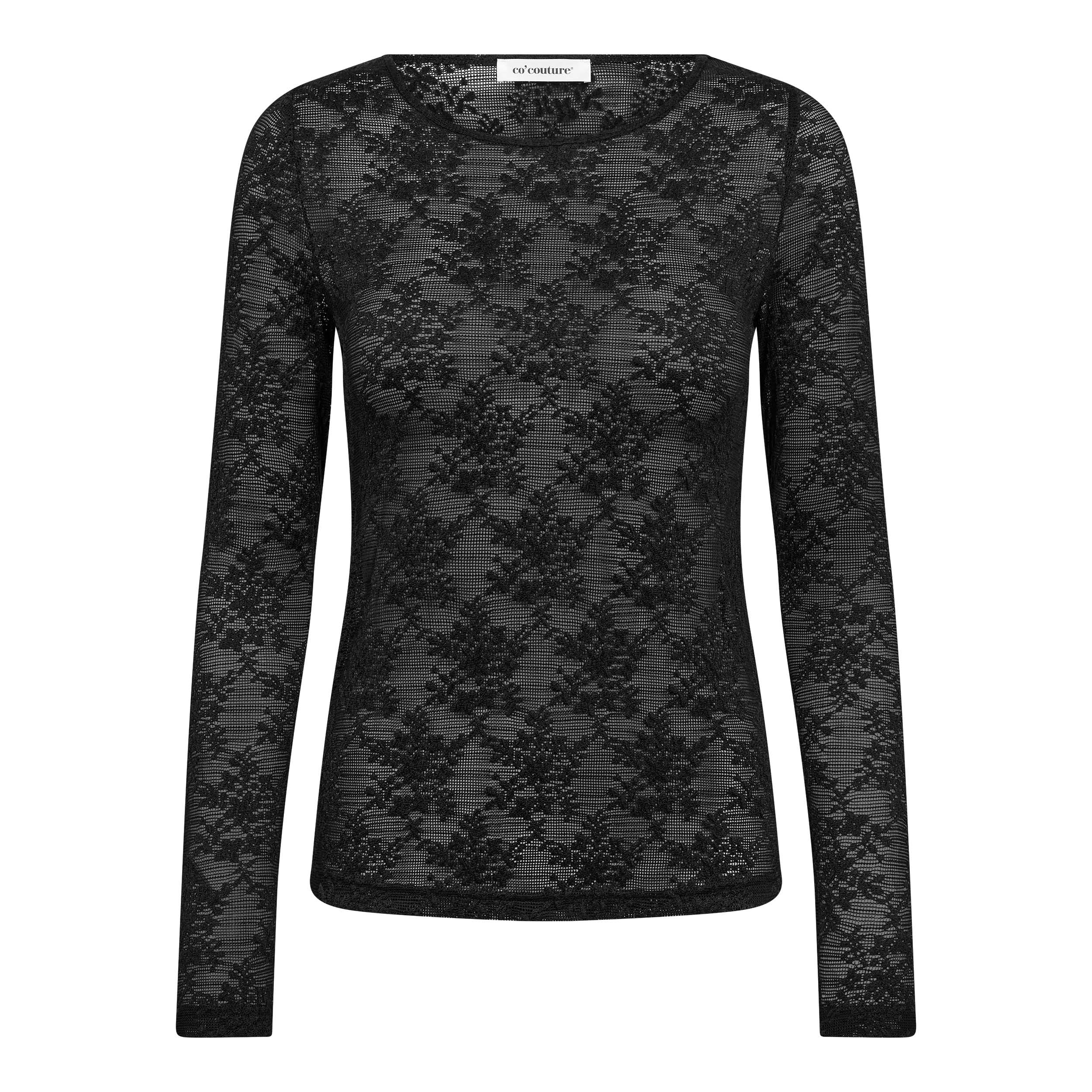 500589-BirtaCC-O-Neck-Blouse-65001-11 BirtaCC O-Neck Blouse - Black - Afbeelding 1
