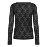 BirtaCC O-Neck Blouse - Black - Afbeelding 2
