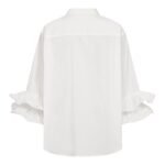 HalenCC Flare Shirt - White - Afbeelding 2