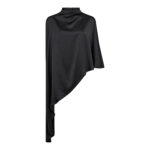 IdunCC Turtle Cape Blouse - Black