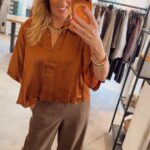 Alijah Bamber Blouse - Cognac