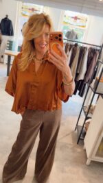 Alijah Bamber Blouse - Cognac