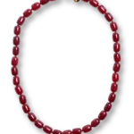 Bonnie Studio's - Phil Necklace - Burgundy