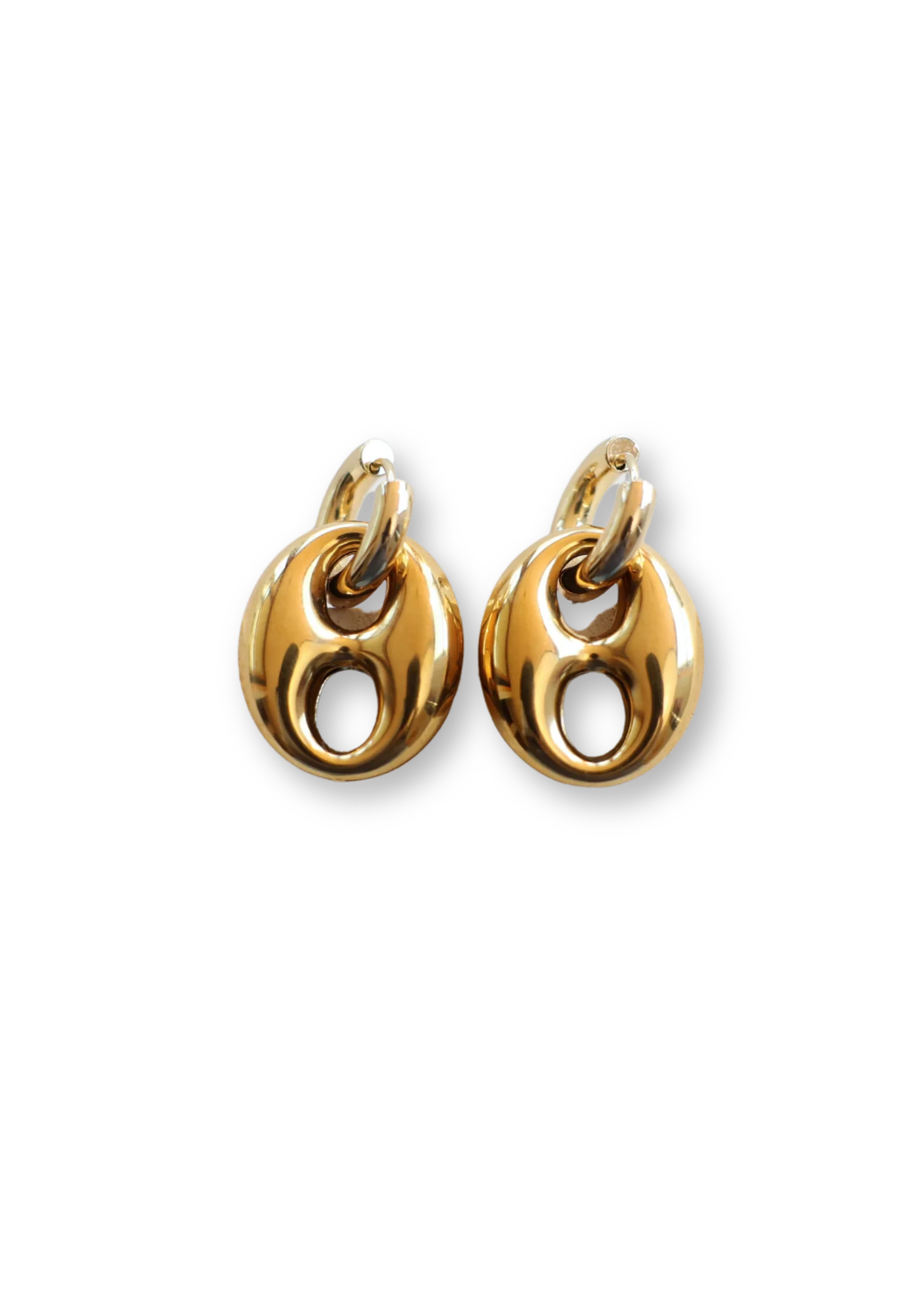 BeanEarring Bonnie Studio's - Bean Earrings - Gold - Afbeelding 1