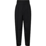Zeppe Pleat Tall Pants - Black