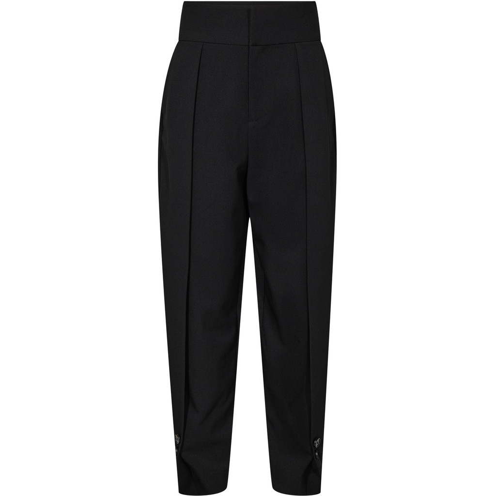 HL10789_Black_1 Zeppe Pleat Tall Pants - Black - Afbeelding 1