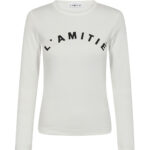 Clean LS Logo Tee - Off White