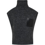 Darcia Pocket Knit Vest - Antracit Melange