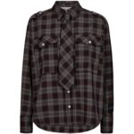 Robin Tie Check Shirt - Mocca