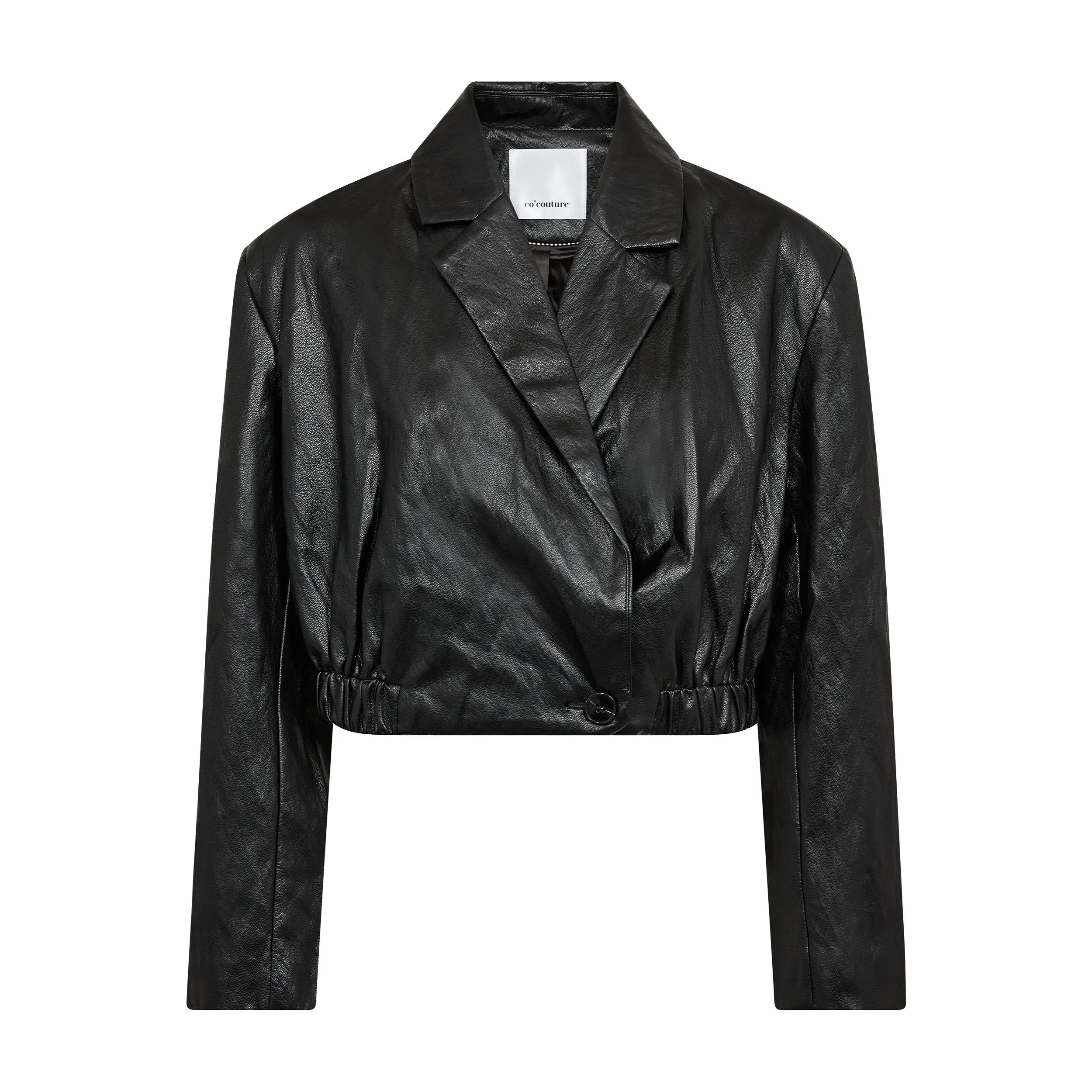 PIC03046.png GittCC Crop Blazer - Black - Afbeelding 1