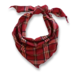 Bonnie Studio's - Plaid Scarf - Red