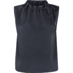 Aya Sleeveless Top - Dark Grey